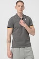K-Way Vincent szűk fazonú galléros póló kontrasztos szegélyekkel férfi
