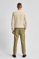 Selected Homme Pantaloni chino slim fit din amestec de bumbac organic Miles Barbati