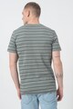 Jack & Jones Tricou cu decolteu la baza gatului si dungi Cameron Barbati