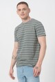 Jack & Jones Tricou cu decolteu la baza gatului si dungi Cameron Barbati