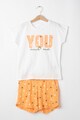 NAME IT Set de tricou si pantaloni scurti din bumbac organic Vigea Fete