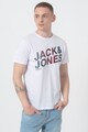 Jack & Jones Tricou regular fit cu decolteu la baza gatului si logo York Barbati