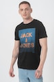 Jack & Jones Tricou regular fit cu decolteu la baza gatului si logo York Barbati