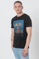 Jack & Jones Tricou regular fit cu decolteu la baza gatului si logo York Barbati