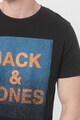 Jack & Jones Tricou regular fit cu decolteu la baza gatului si logo York Barbati