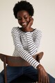 Marks & Spencer Bluza cu model in dungi si imprimeu floral Femei