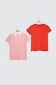 Trendyol Set de tricouri cu decolteu la baza gatului - 2 piese Femei
