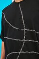 Trendyol Tricou supradimensionat cu cusaturi decorative Barbati