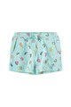 NAME IT Set de pantaloni scurti si tricou din amestec de bumbac organic - 2 piese, fete, imprimeu Mermaid squad Fete