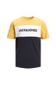 Jack & Jones Tricou cu decolteu la baza gatului si imprimeu logo Baieti