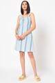 Vero Moda Rochie mini din material chambray cu croiala in A Akela Femei