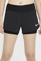 Nike Къс панталон Eclipse с дизайн 2 в 1, за бягане Жени