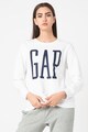 GAP Bluza sport cu imprimeu logo si decolteu la baza gatului Femei