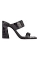 NINE WEST Papuci cu toc de piele ecologica Instaa Femei