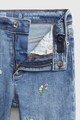 GAP Blugi skinny cu flori brodate Fete