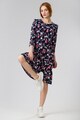 Sense Rochie cu imprimeu floral si cordon Femei