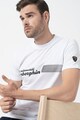 Lamborghini Tricou cu decolteu la baza gatului si imprimeu logo Barbati