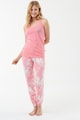 U.S. Polo Assn. Pijama cu logo si aspect tie-dye Femei