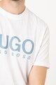 HUGO Tricou din bumbac cu imprimeu logo Barbati