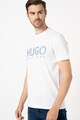 HUGO Tricou din bumbac cu imprimeu logo Barbati