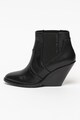 Diesel Botine Chelsea de piele Flamingo Femei