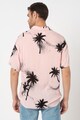 Jack & Jones Camasa cu maneci scurte si imprimeu tropical Coco Barbati