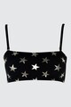 Trendyol Sutien bandeau de baie cu imprimeu cu stele Femei
