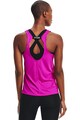 Under Armour Top elastic cu decupaj pe spate pentru alergare Fly-By Femei