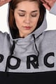 PORC Elements uniszex kapucnis pulóver logóval férfi