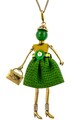 Roxannes - Bambole Milanesi Colier cu aplicatie din material tricotat Femei