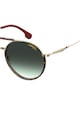 Carrera Ochelari de soare rotunzi, aviator, unisex, cu aspect tortoise Femei