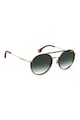 Carrera Ochelari de soare rotunzi, aviator, unisex, cu aspect tortoise Femei