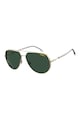 Carrera Унисекс слънчеви очила Aviator с лого Мъже