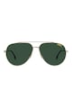 Carrera Унисекс слънчеви очила Aviator с лого Жени