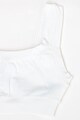 United Colors of Benetton Underwear Set de topuri regular fit crop din amestec de bumbac organic, 2 piese, Alb Fete