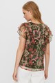 Vero Moda Bluza cu imprimeu floral si maneci scurte Femei
