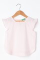 United Colors of Benetton Bluza de bumbac cu maneci butterfly Fete