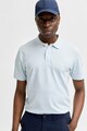 Selected Homme Tricou polo de bumbac organic Lance Barbati