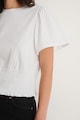 NA-KD Памучна тениска с креп Жени