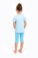 Disney Pijama cu tricou si pantaloni capri cu imprimeu cu Elsa Fete