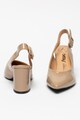 BETSY Pantofi slingback de piele sintetica lacuita cu toc bloc Femei