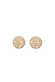 Christina Jewelry&Watches Cercei rotunzi din argint veritabil placati cu aur de 18K Femei