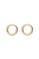 Christina Jewelry&Watches Cercei rotunzi cu tija, din argint veritabil placati cu aur de 18K Femei