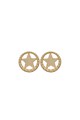 Christina Jewelry&Watches Cercei cu tija, din argint veritabil placati cu aur de 18K Femei
