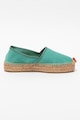 Love Moschino Espadrile de piele intoarsa cu detaliu crosetat Femei