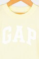 GAP Тениска от органичен памук с уголемено лого Момичета
