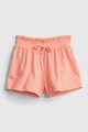 GAP Pantaloni scurti de bumbac organic cu talie elastica plisata Fete