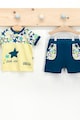 U.S. Polo Assn. Set de tricou cu model cu stele si pantaloni scurti Baieti
