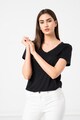 Vero Moda Tricou cu decolteu in V Spicy Femei