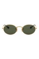 Ray-Ban Унисекс овални слънчеви очила с плътен цвят Мъже